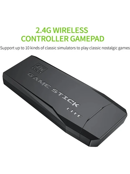 M8 Video Retro Oyun Konsolu 4K 2.4g Hd Arcade 20.000 Oyunlu 64 GB Hafızalı - Resim 3