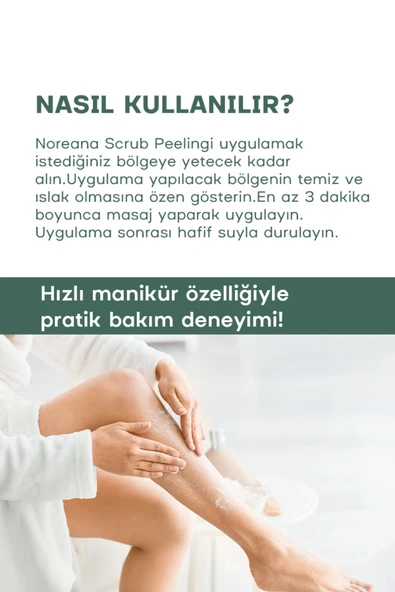 Noreana Çilek Özlü Body Scrub Batık Karşıtı & Cilt Tonu Eşitleyici Vücut Peelingi 500 ml - 6