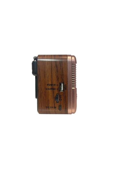 Concord RX-6060S Solar Güneş Enerji Panelli Nostaljik Radyo Bluetooth Hoparlör - 7