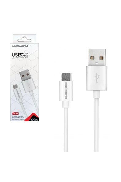 Soydoğan Concord C-321 Data Şarj Kablosu Micro 2.1a 1 Metre