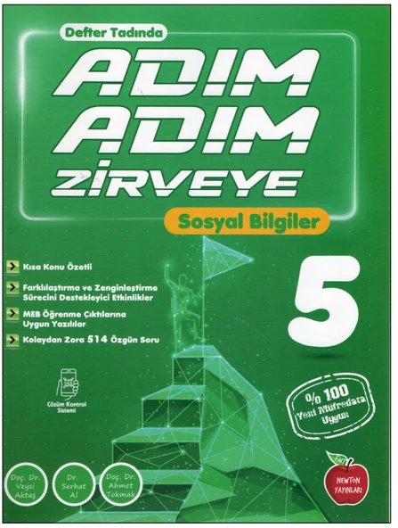 Newton Yayınları 5.Sınıf Adım Adım Zirveye Sosyal Bilgiler Konu Özetli Soru Bankası ürün görseli 1