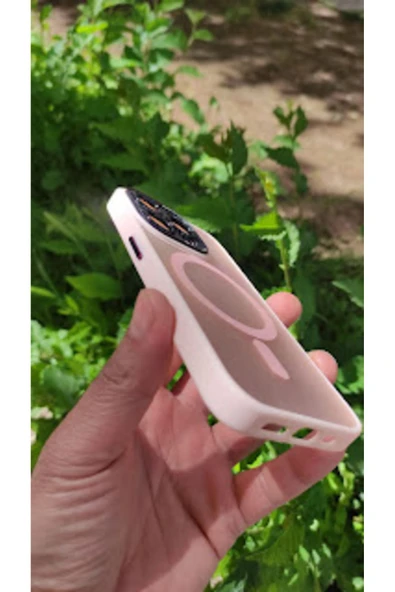 MayroX İPHONE 15 PRO Uyumlu Magsafe KAMERA KORUMALI KALITELİ SÜPER KILIF - 3