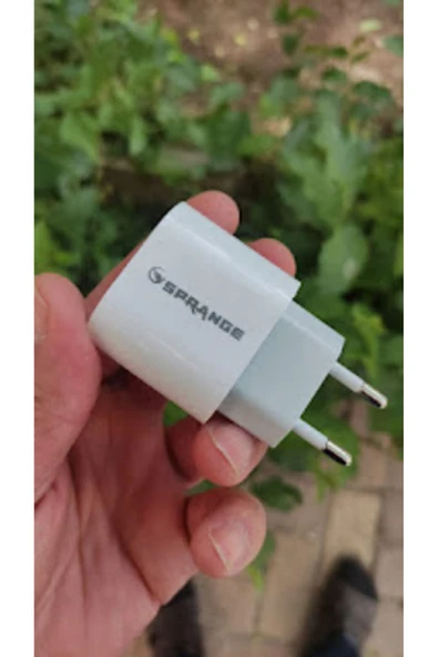 SPRANGE Samsung Galaxy M21 uyumlu 25 Watt (USB-C) Hızlı Şarj Güç Adaptörü PT18 ürün görseli 1