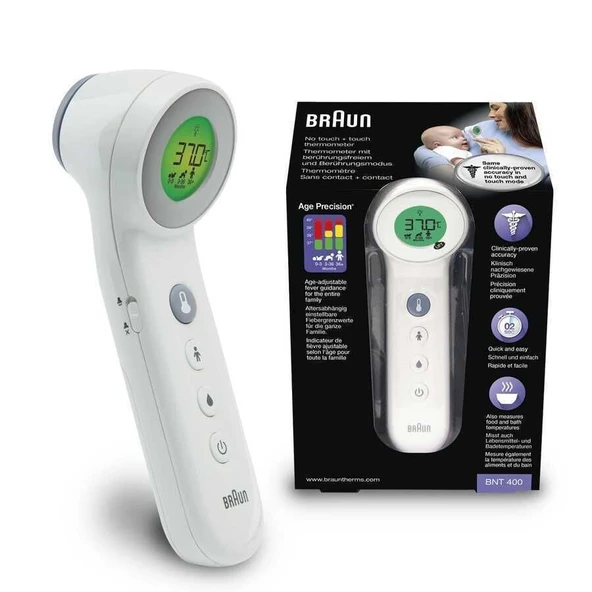 Braun BNT400WE Temassız Ateş Ölçer ürün görseli