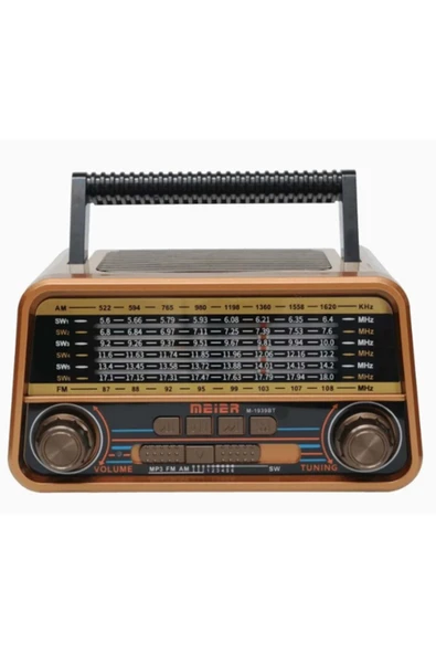 MEVOYA M-1939 USB/SD/FM/BLUETOOTH NOSTALJİ GÜÇLÜ SİNYAL MÜZİK KUTUSU