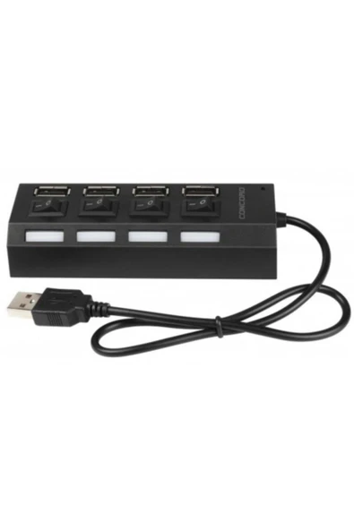 Beyaz At Usb Hub 2.0 (usb Çoğaltıcı) Concord C-852 - 2