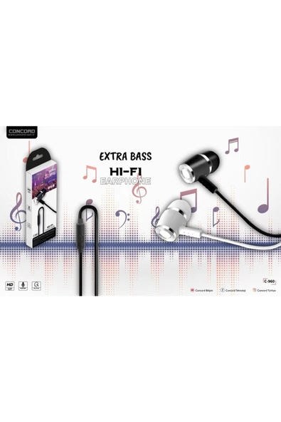 Concord C-960 Mikrofonlu Kulaklık - 2