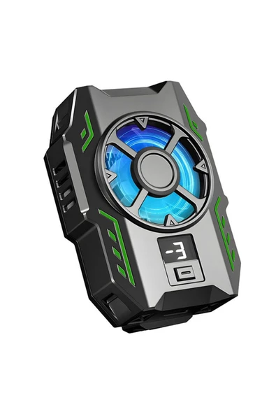 SPRANGE SRMC2 Radyatörlü Dijital Göstergeli Led Aydınlatmalı Telefon Soğutucu Fan