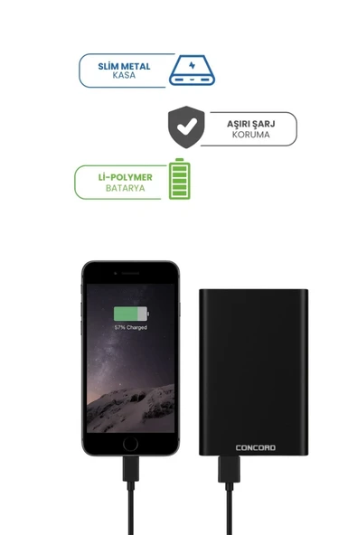 Concord C-113 5500 Mah Portable Charger Powerbank - 2