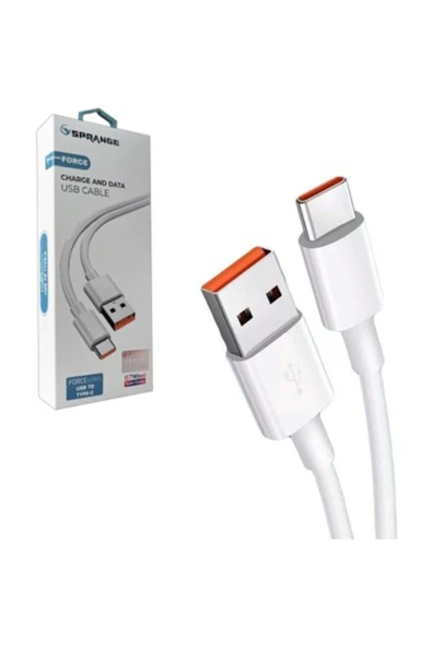 SPRANGE General Mobile GM 20 Pro STFC T 67W USB - TYPE-C HIZLI TURBO ŞARJ Kablo 1Mt. - Resim 2