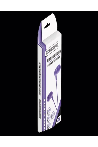 Concord E1 Mikrofonlu Kulakiçi Kulaklık - Resim 2