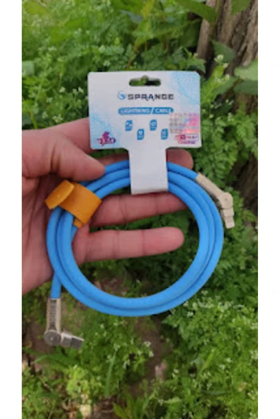 SPRANGE iPhone 8 SMC-CL 3.1A Süper Hızlı Şarj Üç Katmanlı 180 Döner Başlık Type-C Lightning Kablo ürün görseli 1