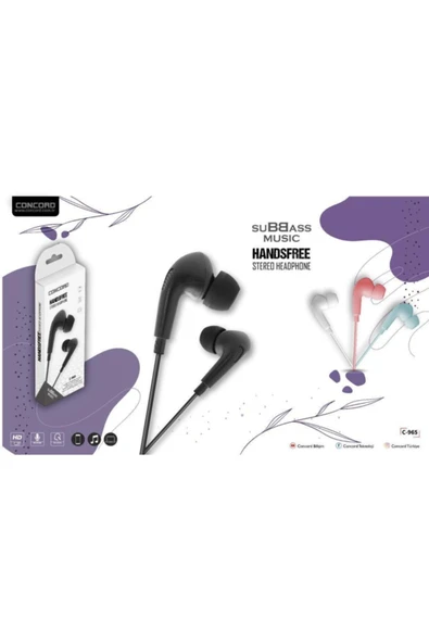 Mahtex C-960 Mikrofonlu Kulak Içi Kulaklık Extra Bass - Resim 2