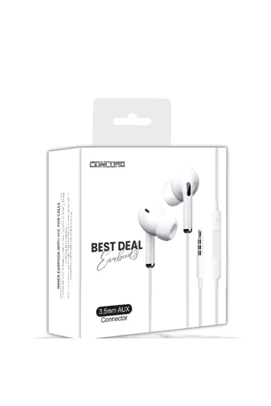 Concord 3.5Mm Jack Girişli Mikrofonlu Kulaklık Concord C-900 PRO 8636399 - Resim 2