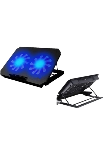 Concord C-883 Oyuncu Gaming Laptop Soğutucu Stand Cooler 2X 14CM FAN - 4