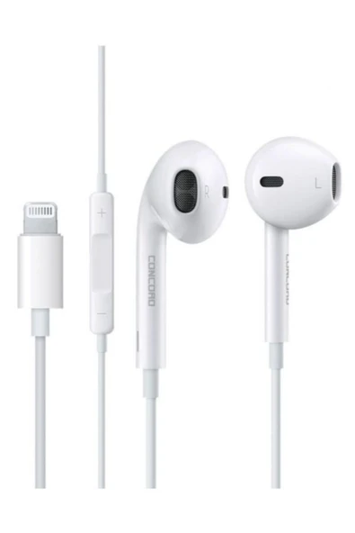Concord iPhone XS MAX tak kullan Lightning Mikrofonlu Kulaklık c-919
