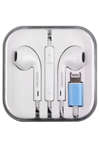 Concord iPhone XS MAX tak kullan Lightning Mikrofonlu Kulaklık c-919 - 2