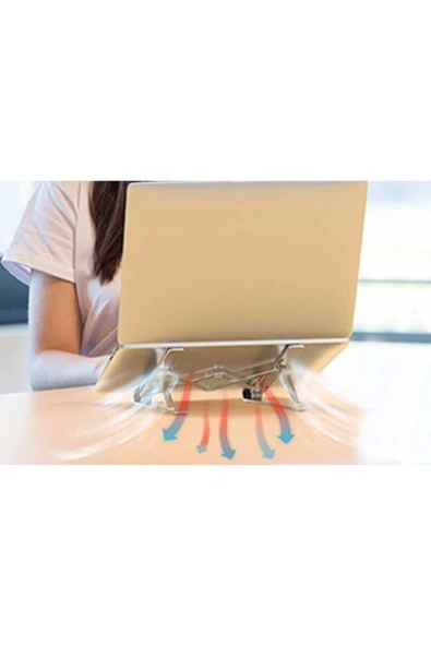 TECHNOMEN Metalik Ms-te121 Laptop Standı 7 Kademeli Notebook Standı Tutacağı - 3