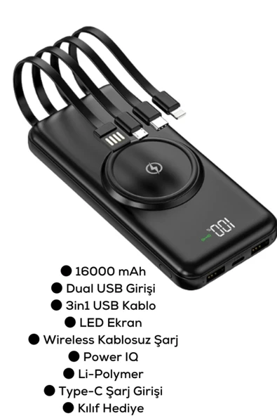 Concord 16000 mAh Wireless Powerbank - 2