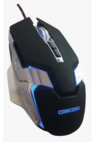 Concord Rgb 7200 Dpı Kablolu 7 Tuşlu Gaming Oyuncu Mouse (FARE) Ve Pad - 2