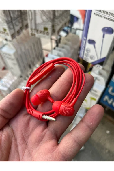 Concord 3 adet renkli microfonlu kablolu kulaklık e1 - Resim 5