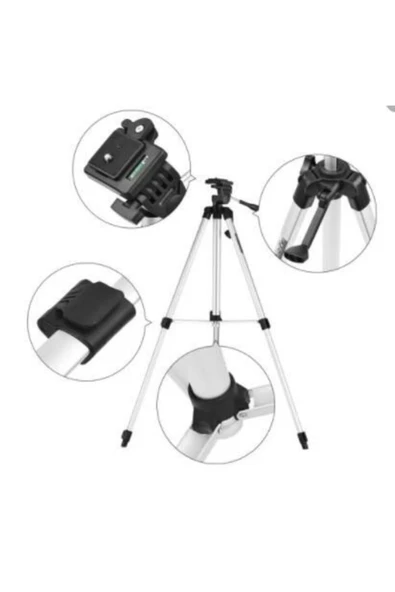 Concord Wt-330a 135 Cm Taşıma Çantalı Telefon Kıskaçlı Tripod - 2