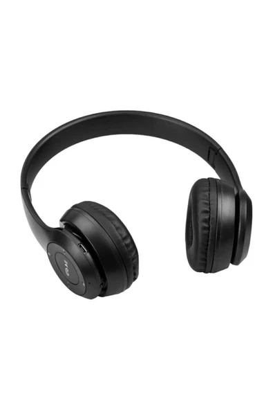 ÖzayPazarlama TR P47 Radyolu Bluetooth Kulaklık Aux Kablosu + Şarj Kablosu 1 Adet Siyah Renk - 5
