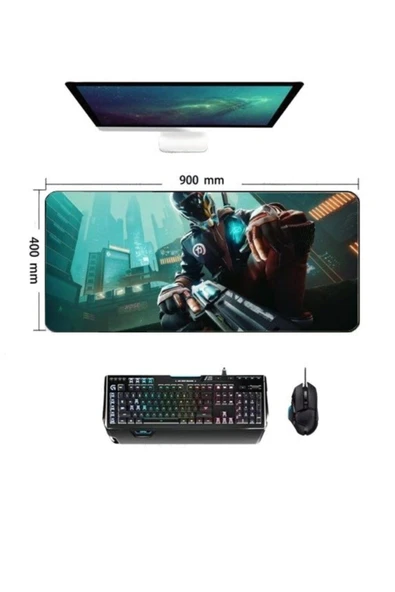Yıldızan Mp-903 Desenli Gaming Büyük Mouse Pad 400 X 900 X 4 Mm