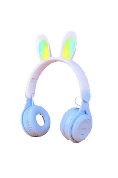 Concord M6R Işıklı Radyolu Aux ve Hafıza Kartı Girişli Tavşan Kulaklı Bluetooh Kulaklık