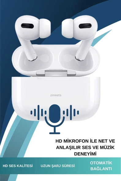 Concord Ap3 Pro Ios Android Uyumlu Yeni Nesil Kablosuz Bluetooth Kulaklık 3.nesil Kulak Içi Dokunmatik - 4