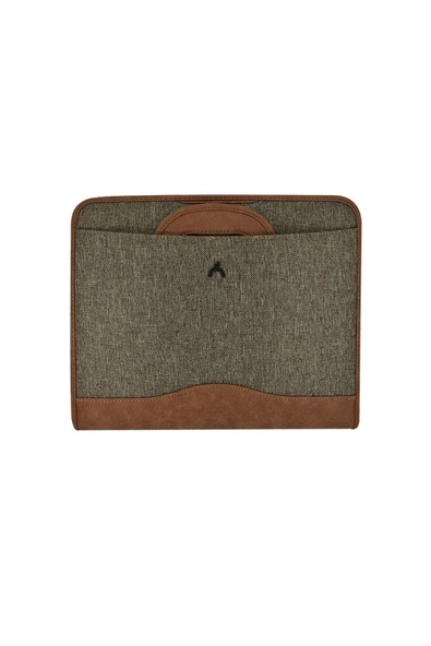 Önder Exculısıve Gizli Saplı Çift Fer.çanta Kahve - Resim 2