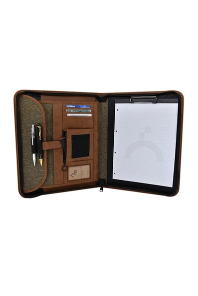 Önder Exculısıve Gizli Saplı Çift Fer.çanta Kahve - Resim 3