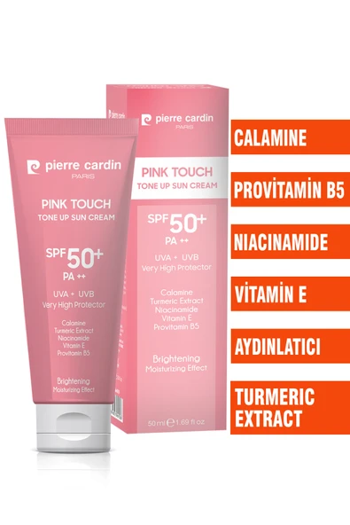 Pierre Cardin Ton Eşitleyici Aydınlatıcı Yüz Güneş Kremi Pink Touch Tone-Up SPF50+/PA++ – 50 ml - 3