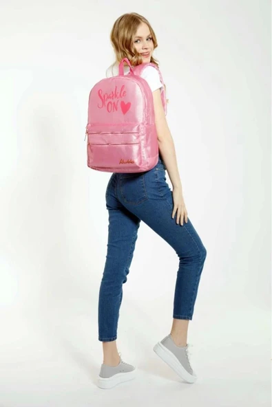 KAUKKO Sparkle Sırt Çantası Pembe K1564 - 3