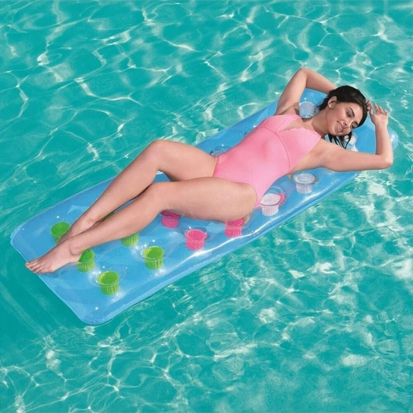 Bestway Şişme Pencereli Bardaklı Deniz Yatağı - 43040 - 3