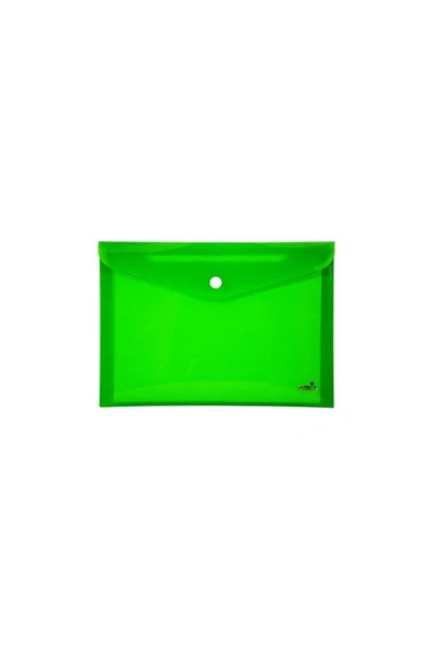 Umix Çıtçıtlı Zarf Dosya A4 Neon Yeşil U1221n-y (1 Adet) - 1