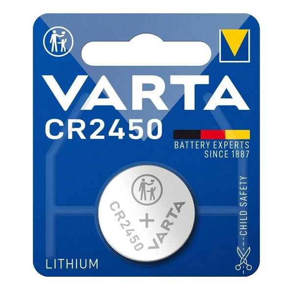 VARTA Lithium CR-2450 3V Lityum Pil