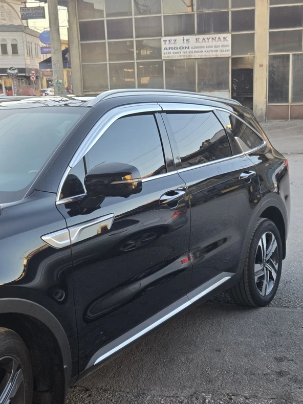 Kia Sorento 2021 ve Sonrası ABS Krom Cam Rüzgarlık OEM  - 2