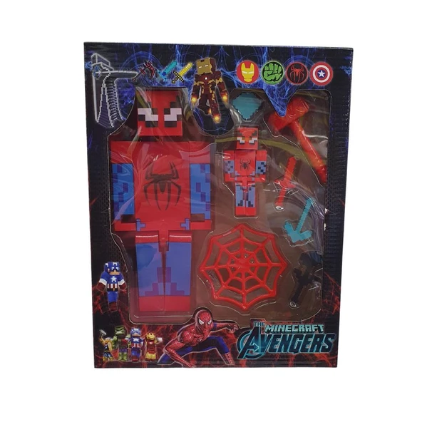 Minecraft Dev Spider-Man Figür ve Aksesuarları  - 1999