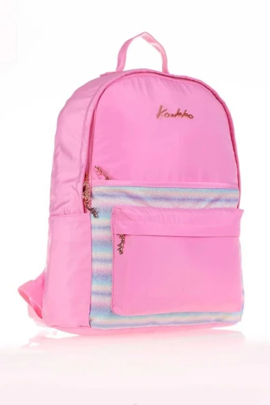 KAUKKO Magical Sırt Çantası Simli Pembe K1536 - Resim 2
