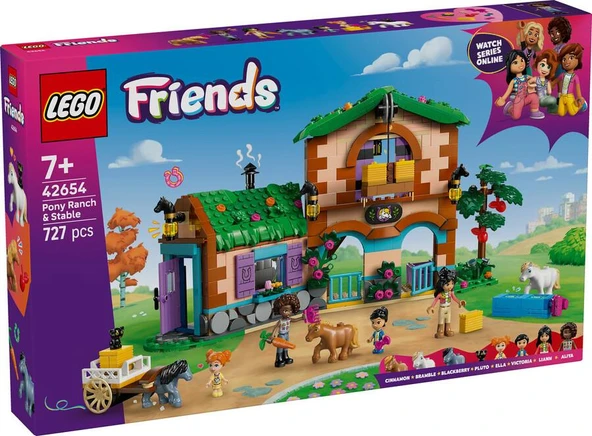 LEGO Friends 42654 Pony Ranch and Stable ürün görseli 1