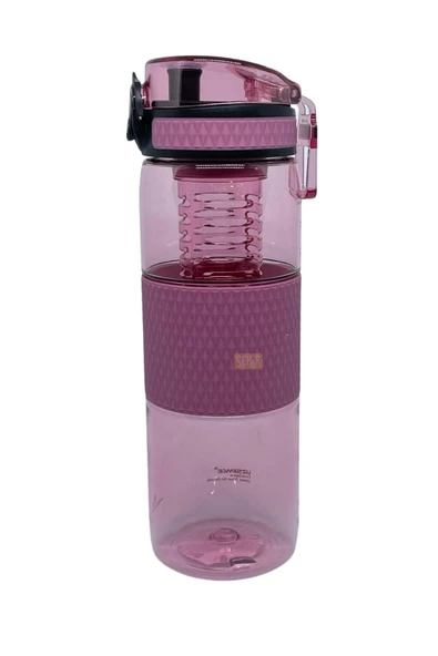 Uzspace 700ml Yeni Koleksiyon Silikon Gövdeli Detoks Aparatlı Tritan Su Matarası - 2
