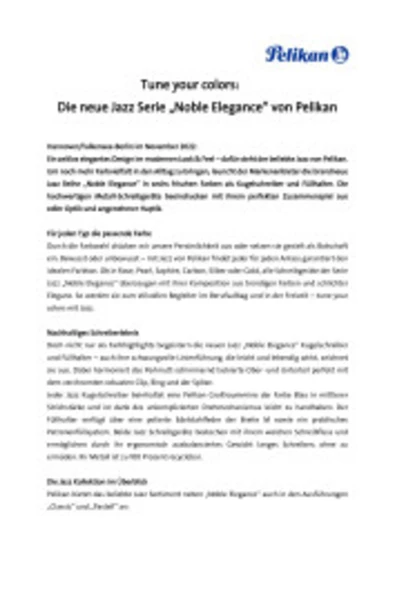 Pelikan Jazz Noble Elegance Metal Gövdeli Tükenmez Kalem Gümüş / 821674 - Resim 2