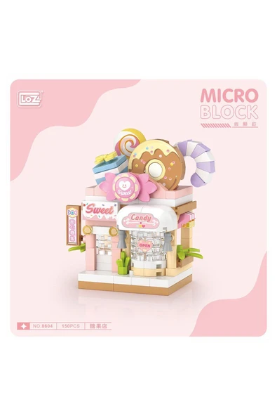 Loz 8604 Mikro Blok Çanta Şekerleme Dükkan - 2