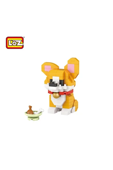 Loz 8605 Mikro Blok Çanta Corgi Köpek - 5