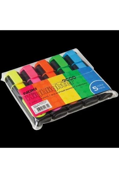 Noki NOKİ 5 RENK FOSFORLU KALEM ürün görseli 1