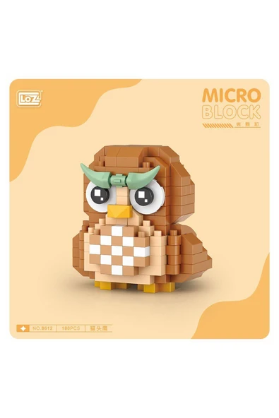 Loz 8612 Mikro Blok Çanta Baykuş - 2