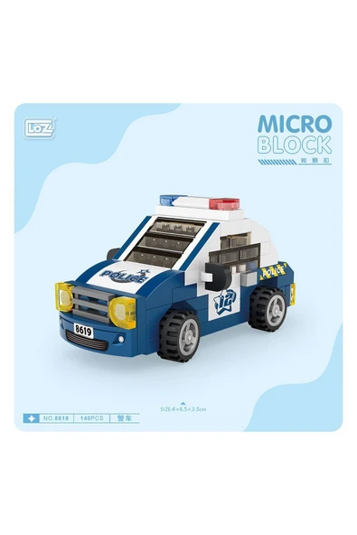 Loz 8619 Mikro Blok Çanta Polis Arabası - 2