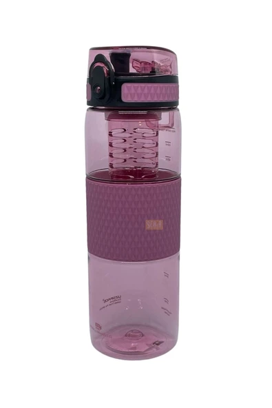Uzspace 700ml Yeni Koleksiyon Silikon Gövdeli Detoks Aparatlı Tritan Su Matarası - 1