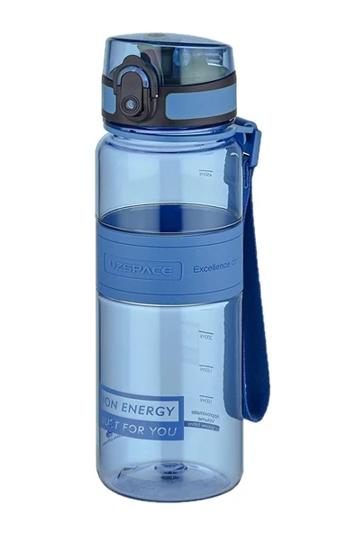 Uzspace 500ml Orta Boy Silikon Gövde Tritan Su Matarasıı ürün görseli 1